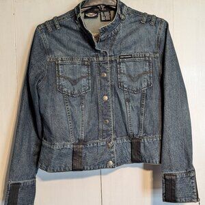 Harley Davidson Jean Jacket, Size XL